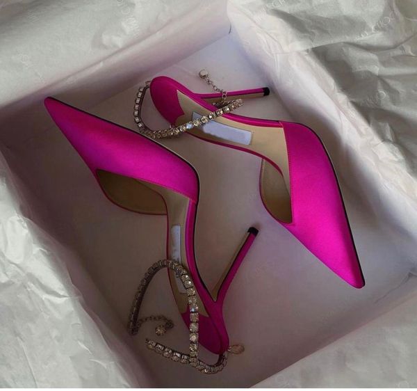 

landon luxury saeda sandals dress shoes crystal strap pumps satin suede leather high heels bridal wedding party women039s 6037963, Black