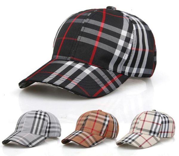 

casquette hat lady summer plaid cap versatile sunscreen baseball men039s fashion couple sun hat2496633, Blue;gray
