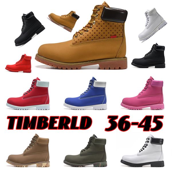 

designer boots martin booties mens womens wheat black ankle boot red white pink browm navy blue outdoor sports sneakers timber land boots si