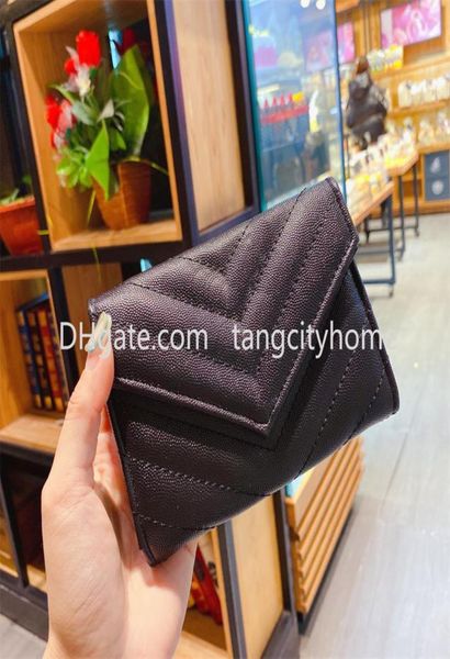 

luxury wallet fashion ladies leather designer short wallet womens large capacity clutch portable small classic stripe wallets euro7031668, Red;black