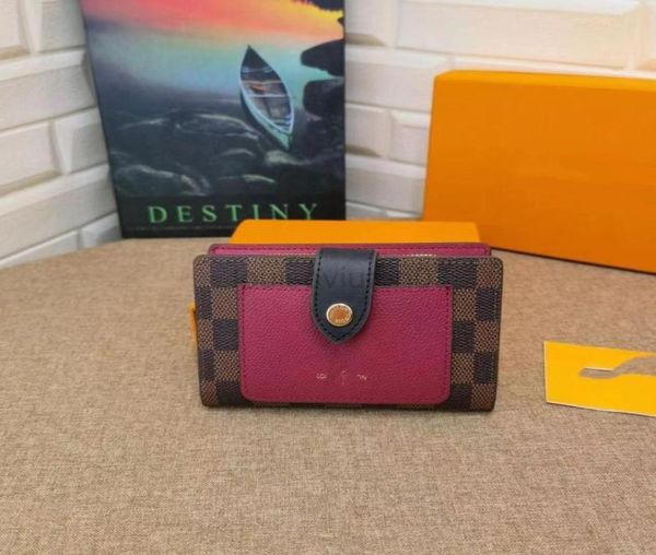 

designer leather l vs wallet woman mens lovers european american new small zipper snap purse multi function certificate mini card 1023013, Red;black