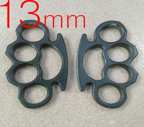 

ring thick 13 mm thickness heavy steel brass knuckle duster self defense tool brass knuckle clutch 1pc2476408, Slivery;black