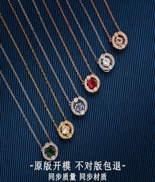 

shi family's beating heart necklace, female rovski crystal element, flexible clavicle chain, valentine's day gift8034716, Silver