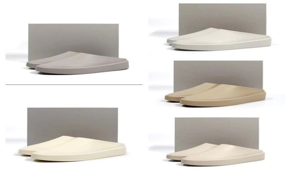 

slippers 2022 fears of god slip on mules the california slipon soft slipper for mens women almond cement cream oat concrete luxur7905368, Black