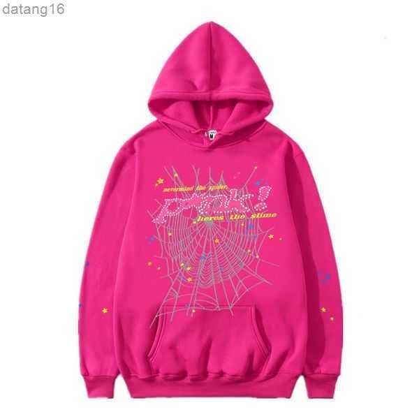 

555 spi5der hoodie designer women pullover spider thug hoodies men womens embroidered web sweatshirt jogger 16 kcga, Black