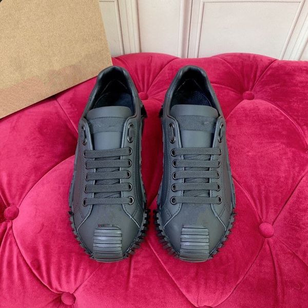 

2023 luxury designer men's leather sports shoes training shoes multicolor retro casual shoes fashion women's sports shoes leather, Black