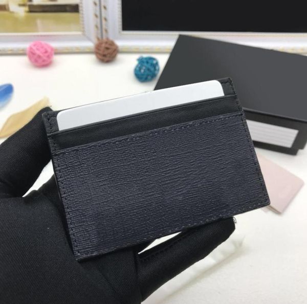 

2020 new designer card bag with box luxury genuine leather women and mens classic letter card holder 10x7cm 451277 fre8848907, Brown;gray