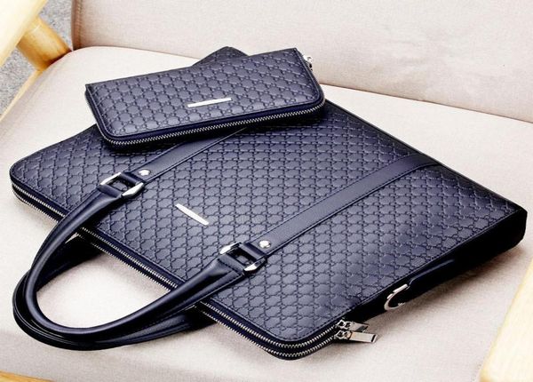 

double layers men039s microfiber synthetic leather business briefcase casual shoulder bag messenger bag laphandbag travel8408872