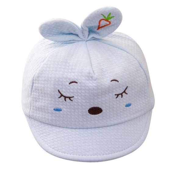 

autumn baby hat 0march baby soft brim full moon01234565022912, Blue;gray