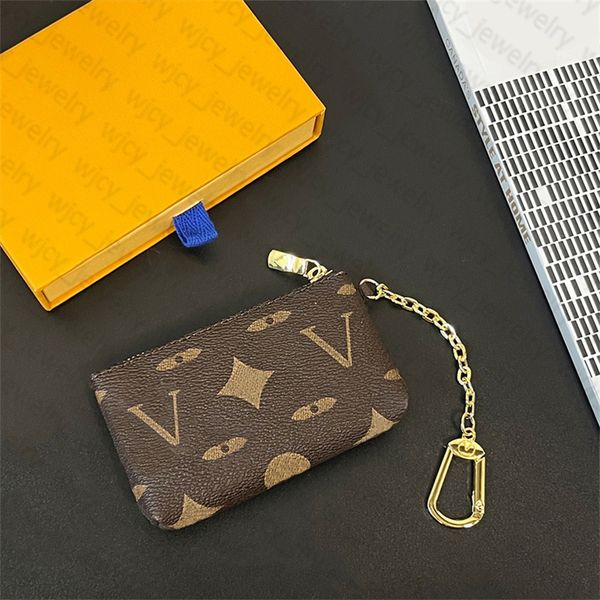 

Designer Keychains Bag Portable Car Key Case Coin Purse Card Accessories Flowers Plaid Letters for Man Woman Cartoon Animals 10 Colors