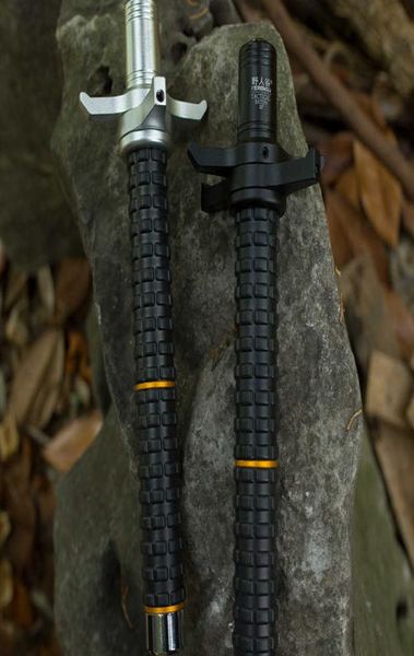 

other fashion accessories self defense telescopic stick edc hand guard knife lattice block three section alloy steel quenching pro9659066, Silver