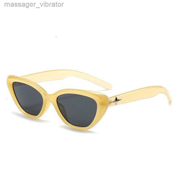 

women's gm sunglasses 2023 new cat's eye advanced feel versatile uv protection can be fitted with shortsighted men's fashion, White;black