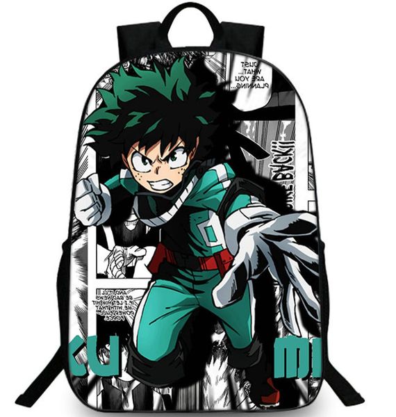 

izuku midoriya backpack my hero academia day pack deku school bag cartoon packsack picture rucksack sport schoolbag outdoor daypac6034025