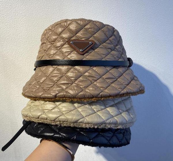 

designer letter p luxury thicken bucket hat for womens luxury sun caps foldable caps fisherman sun visor ladies outdoor winter war6836172, Blue;gray