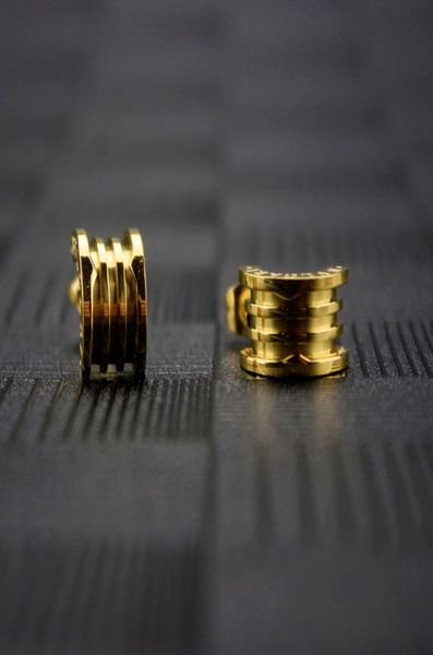 

women small silver earrings spiral piercing aretes earring for women valentine039s day stud fine jewelry on 7476070, Golden;silver