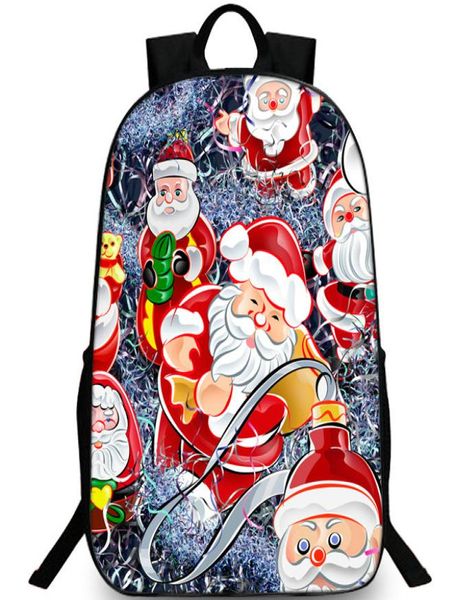

santa claus backpack father christmas daypack happy festival schoolbag leisure rucksack sport school bag outdoor day pack7911998