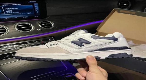 

2023 luxury mens brand 550 chunky sneakers fashion casual mixed colors leather pu leather increased internal cover platform shoes2040500