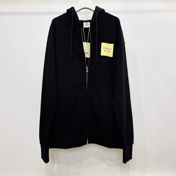 

2023fw printed hoodie men women 1 quality black hooded pullovers, Black;brown