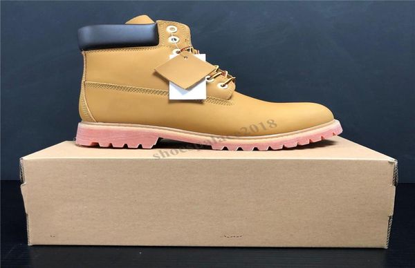 

men women classic s waterproof casual martin boot high cut snow boots hiking sports trainer shoes sneakers with box5014907, Black