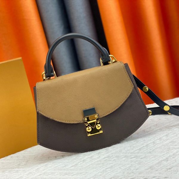 

designers handbag women shoulder bag fashion classic leather totes woman brown flower crossbody bags