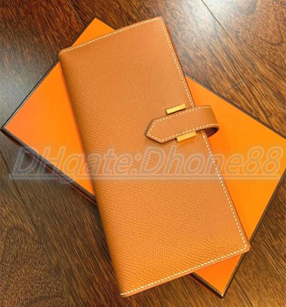 

luxury designer large bearn card holder mens womens wallet ladies gift key pouch with box cardholder wallets passport 5585770, Brown;gray