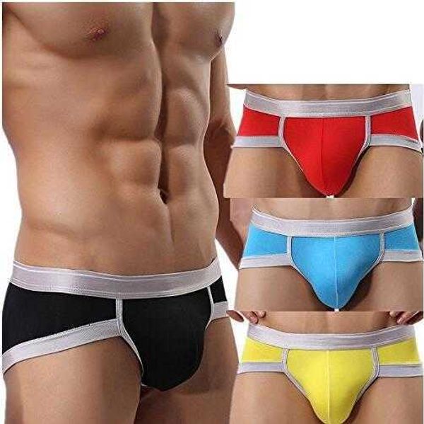 

men's underwear, steel micro modal hip briefs, Black;white