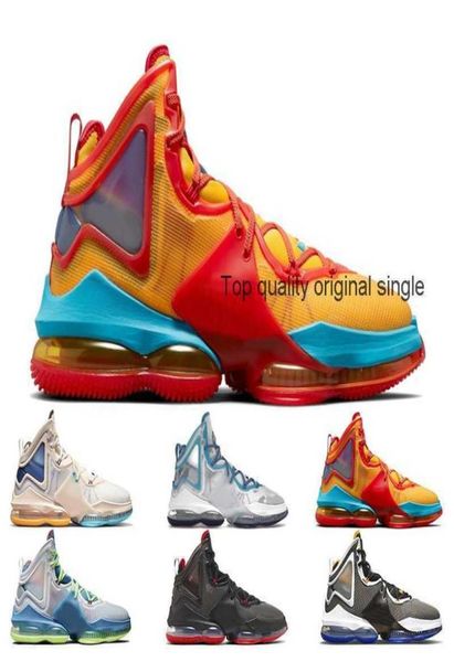 

2022 lebrons 19 basketball shoes mens trainers sports sneakers tune squad space jam hardwood classic dutch blue lime glow bred fas9920236
