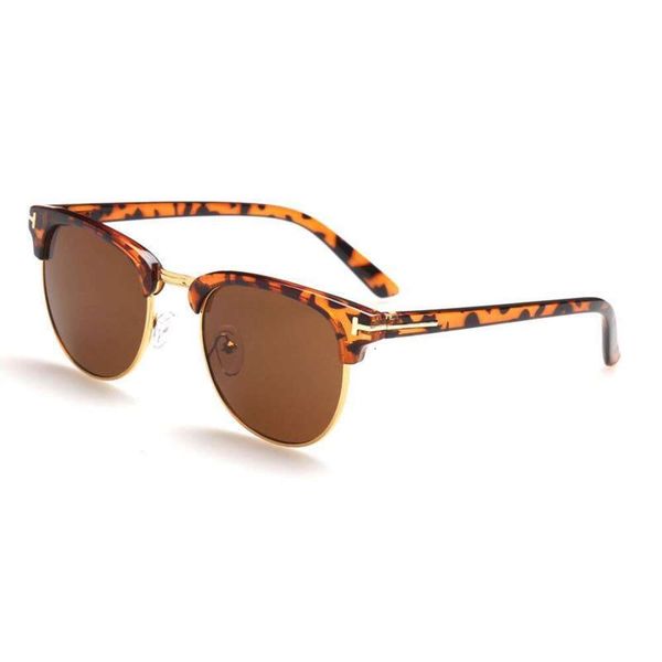 

selling fashion half framed sunglasses for men and women, White;black
