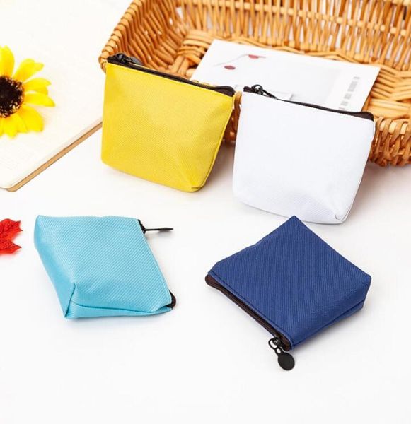 

10pcs women oxford fabric solid min coin purses mix color size11596cm6558521, Red;black
