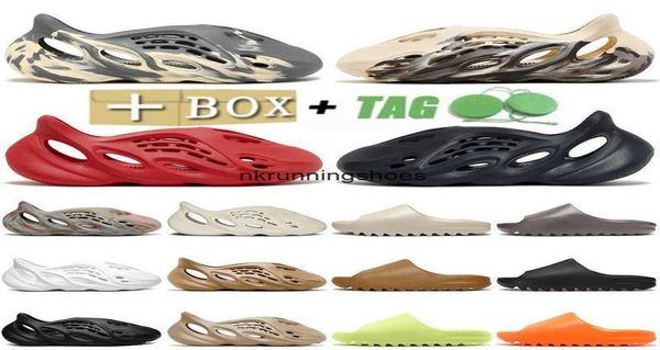 

with box slides runners slippers sandals sneakers shoes bone pure onyx ochre white resin desert sand summer flat men women designe4435674, Black