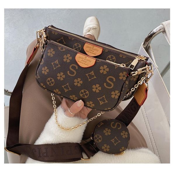 

classic luxury designer handbags pochette felicie bag leather shoulder handbag clutch tote messenger shopping purse3812111