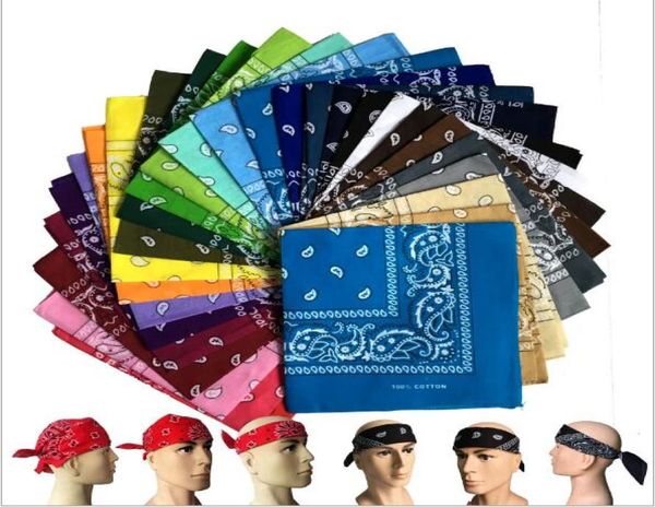 

paisley design stylish magic ride magic anti bandana headband scarf multifunctional bandana outdoor head scarf 5555cm designer he2330221, Blue;gray