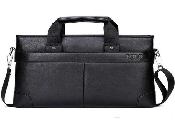 

pu leather brand mens briefcase classic business leather men handbags maletin cuero male4771944