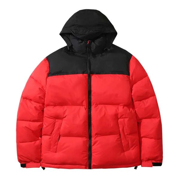 

mens puffer down jacket winter stylist coat leaves printing parka winter jackets men women warmly feather fashion overcoat jacket north946, Black