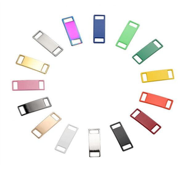 

multicolor metal shoelaces buckle shoes decorations sneaker kits lace accessories diy shoelace clips9874354, White;pink