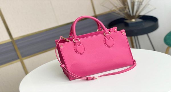

onthego mini totes women luxurys designers bag small handbags m45659 ladies tote shopping bags handbag classic letter flower purse9775228, Red;black
