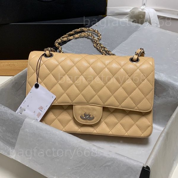 

designer bag saddle bag bags designer women bag one shoulder crossbody bag cowhide with caviar plain gold mouth silver buckle 25cm genuine l