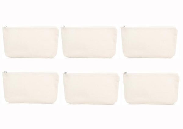 

12pcs makeup bags sublimation diy blank large capacity cosmetic bag zipper coin purses for thermal transfer printing2949277