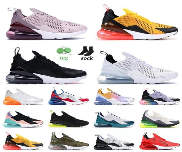 

2022 sports 270 running shoes big size 13 14 triple white black tiger barely rose medium olive pon dust mens women max 270s tra7545651