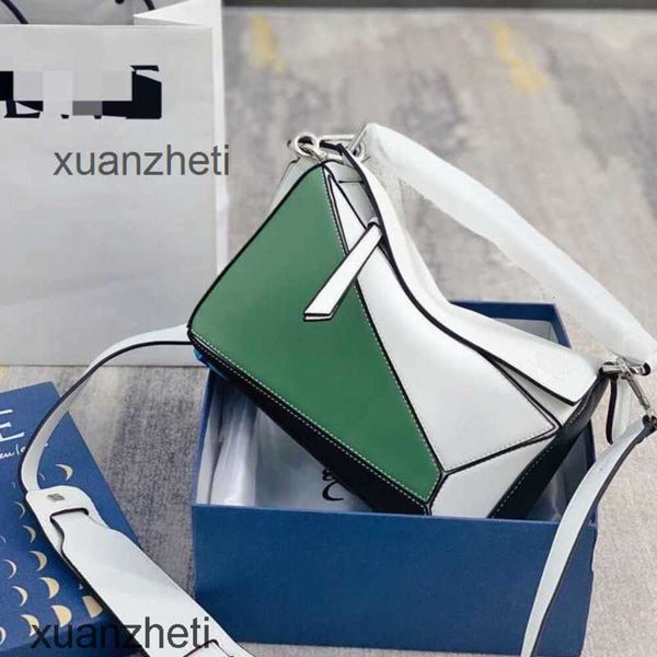 

bags loewsbag fashion hands 2023 shoulder outlet handbags color women's bag splicing single designer handheld crossbody puzzles casual