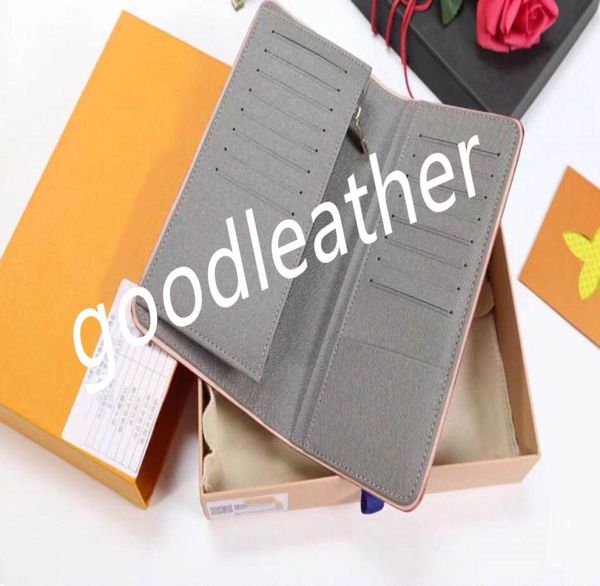 

designer men wallet luxury wallet pu leather designer business card holder classic zipper pocket purse5578674, Black