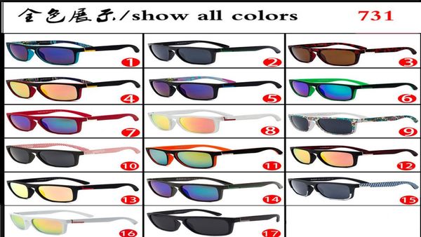 

731 fashion sports riding sunglasses square simple models fashion a variety of styles of sunglasses beach sunglasse8205315, White;black