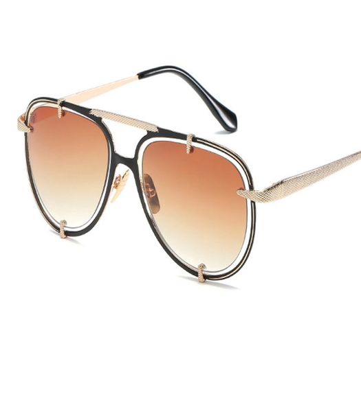 

new fashion brand designer women sunglasses men fashion women hollow out alloy pilot sun glasses mens mirror shades uv400 y1439916389, White;black