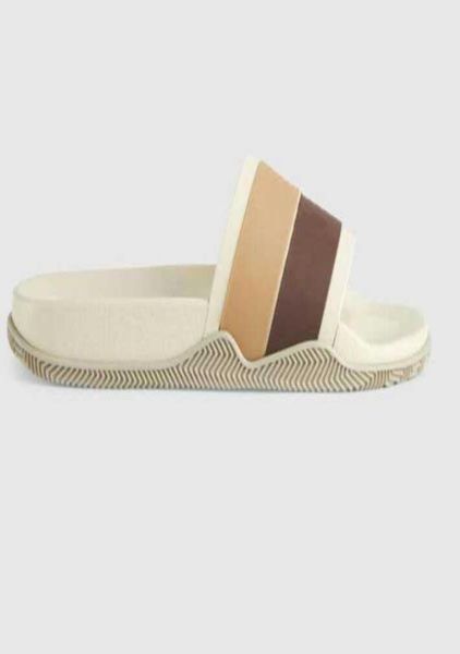 

2021 style designer woman g slippers with box men slipper gear bottoms flip flops women luxury sandals classic causal leather thon1283322, Black