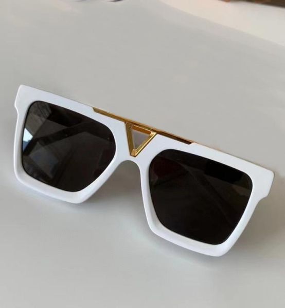 

gold whiteblack square sunglasses 1288 sonnenbrille occhiali da sole fashion sunglasses shades with box5302903, White;black