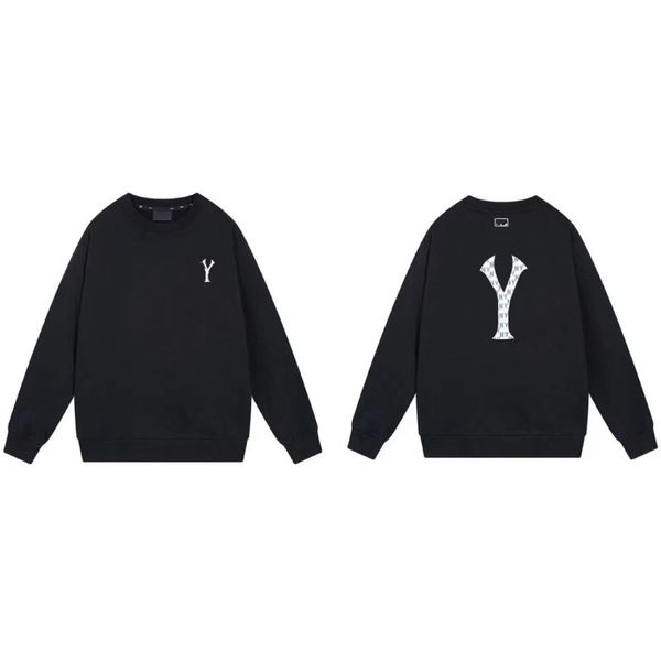

long sleeve hoodie men women fashion cotton pullover casual mens sweatshirt hoodies letter printed clothing spring winter new hoodies sports, Black