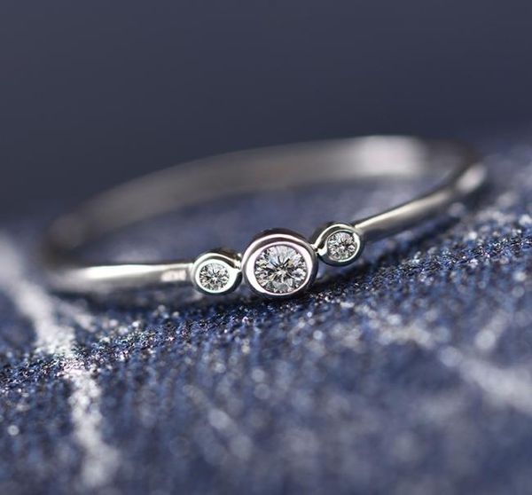 

elegant ring engagement wedding female shaped love silver plated rings jewelry luxury wedding ring5937329