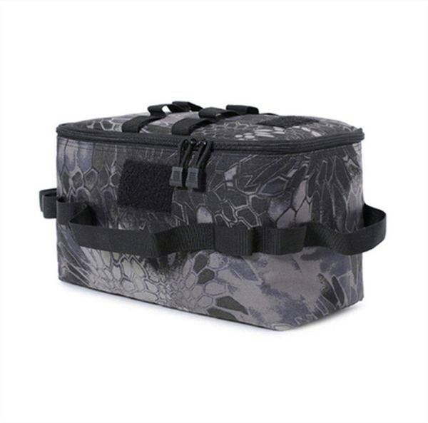 

outdoor camping gas tank storage bag large capacity ground nail tool bag gas canister picnic cookware utensils kit b57
