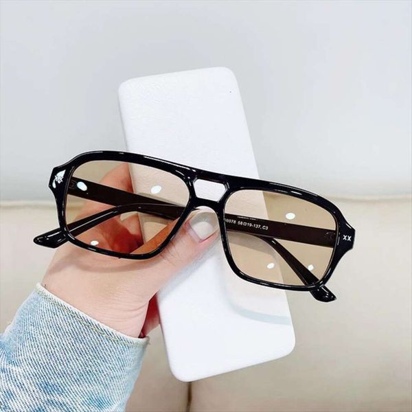 

xx double sunglasses square fashion ocean ins sunshade tide, White;black