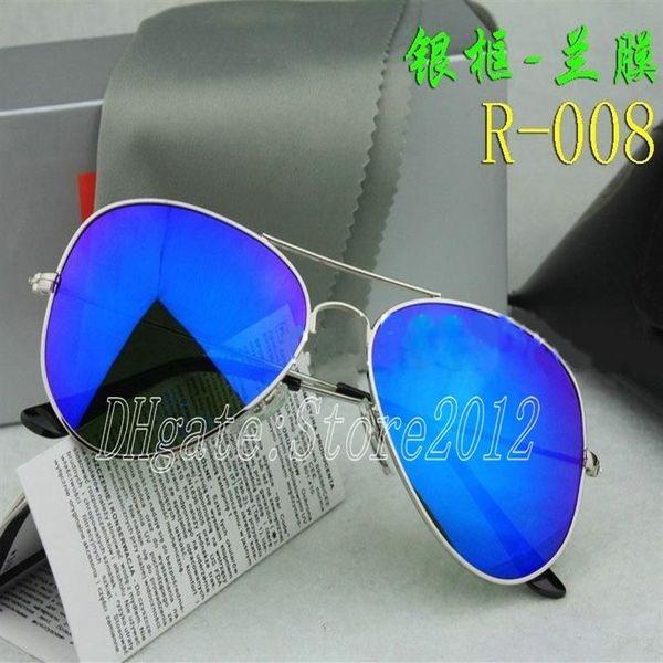 

sell new brand polarized pilot sunglasses for men women male driving glasses reflective coating eyewear oculos gafas de sol wi1858, White;black